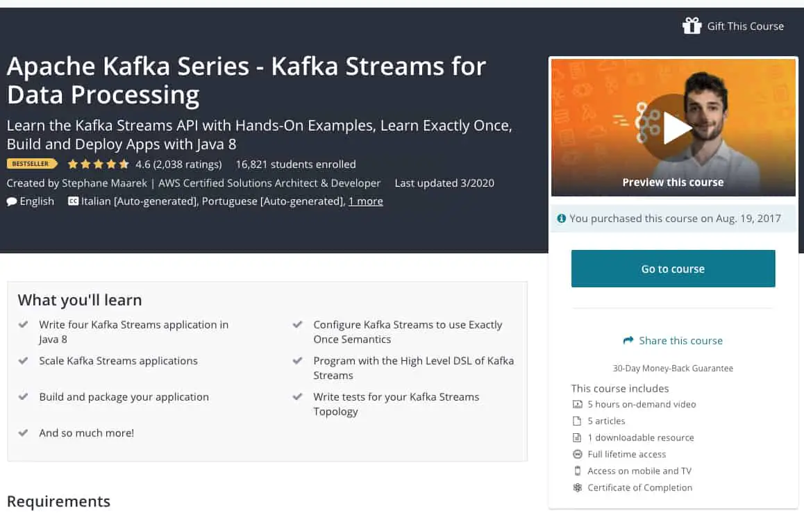 Apache kafka series - kafka streams for data processing