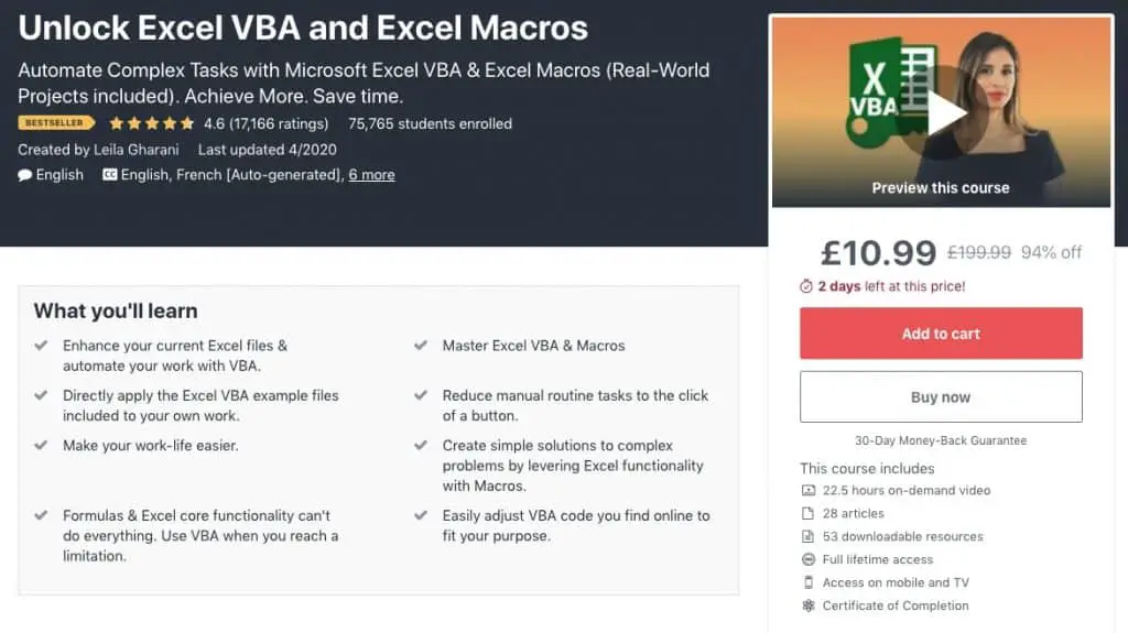 Unlock excel vba and excel macros