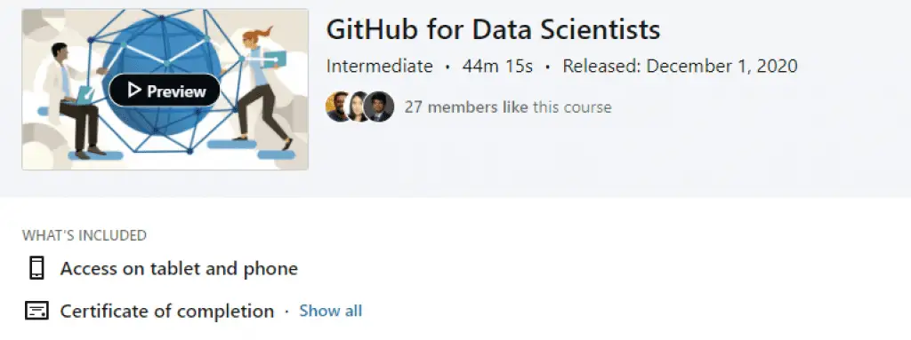 Github for data scientists