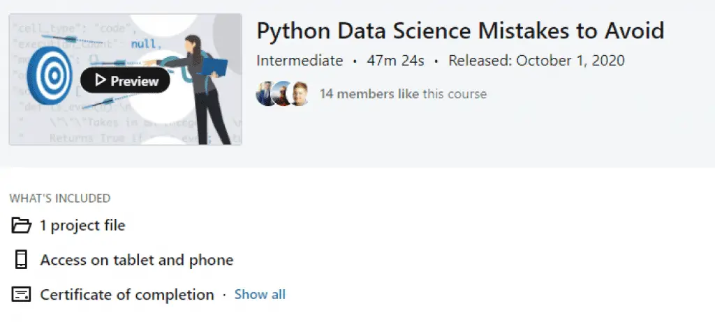 Python data science mistakes to avoid